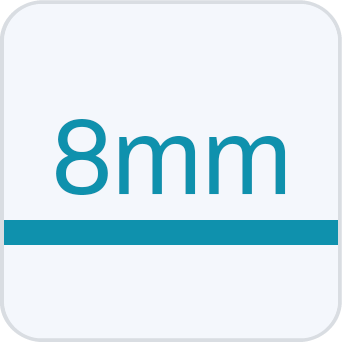 Revolutionary 8mm Ultra-Slim Shaft